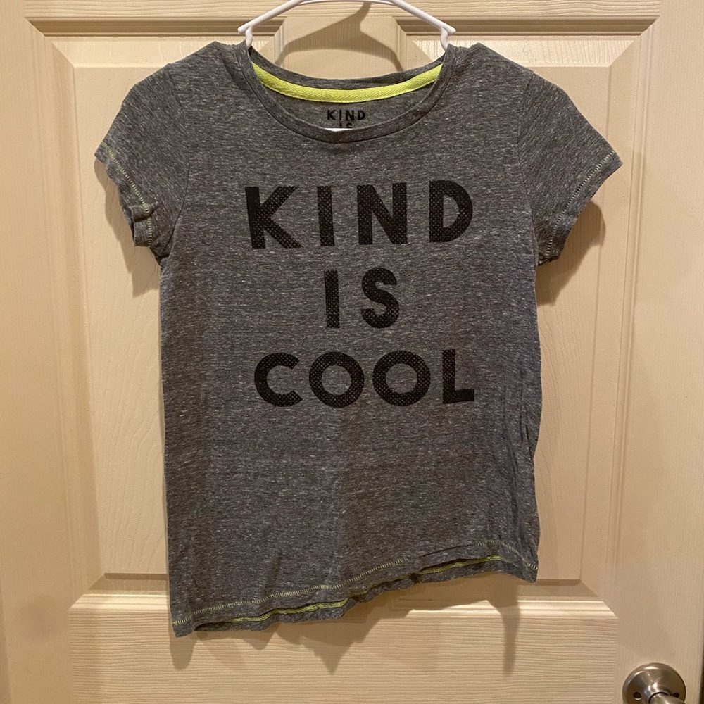 KIND IS COOL asymmetrical t shirt